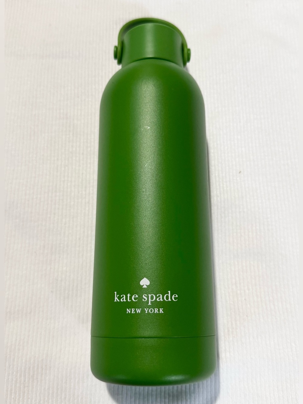 Kate Spade New York Green Stainless Steel Insulated Twist Lid Bottle NWOT